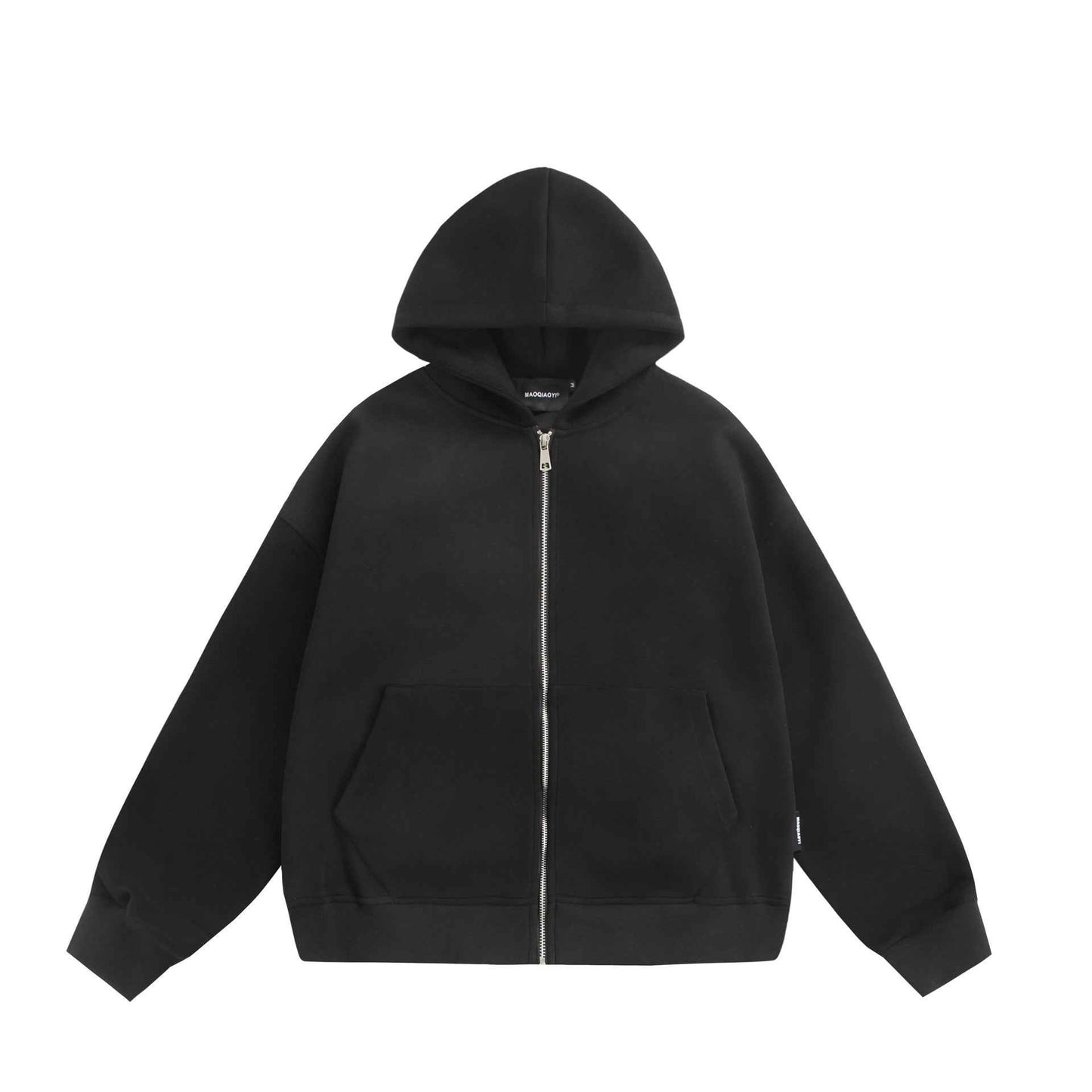 Solid Color Back Small Bag Design Cardigan Coat Outerwear