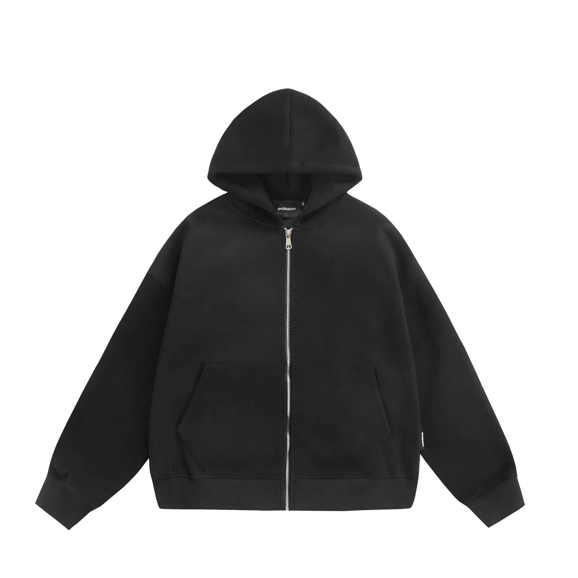 Solid Color Back Small Bag Design Cardigan Coat Outerwear