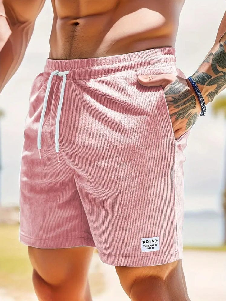 Corduroy Lace-up Shorts - ALLRJ