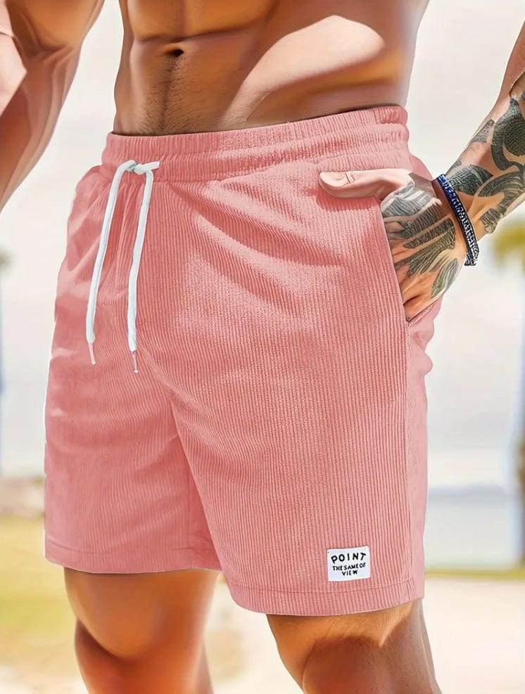 Corduroy Lace-up Shorts - ALLRJ