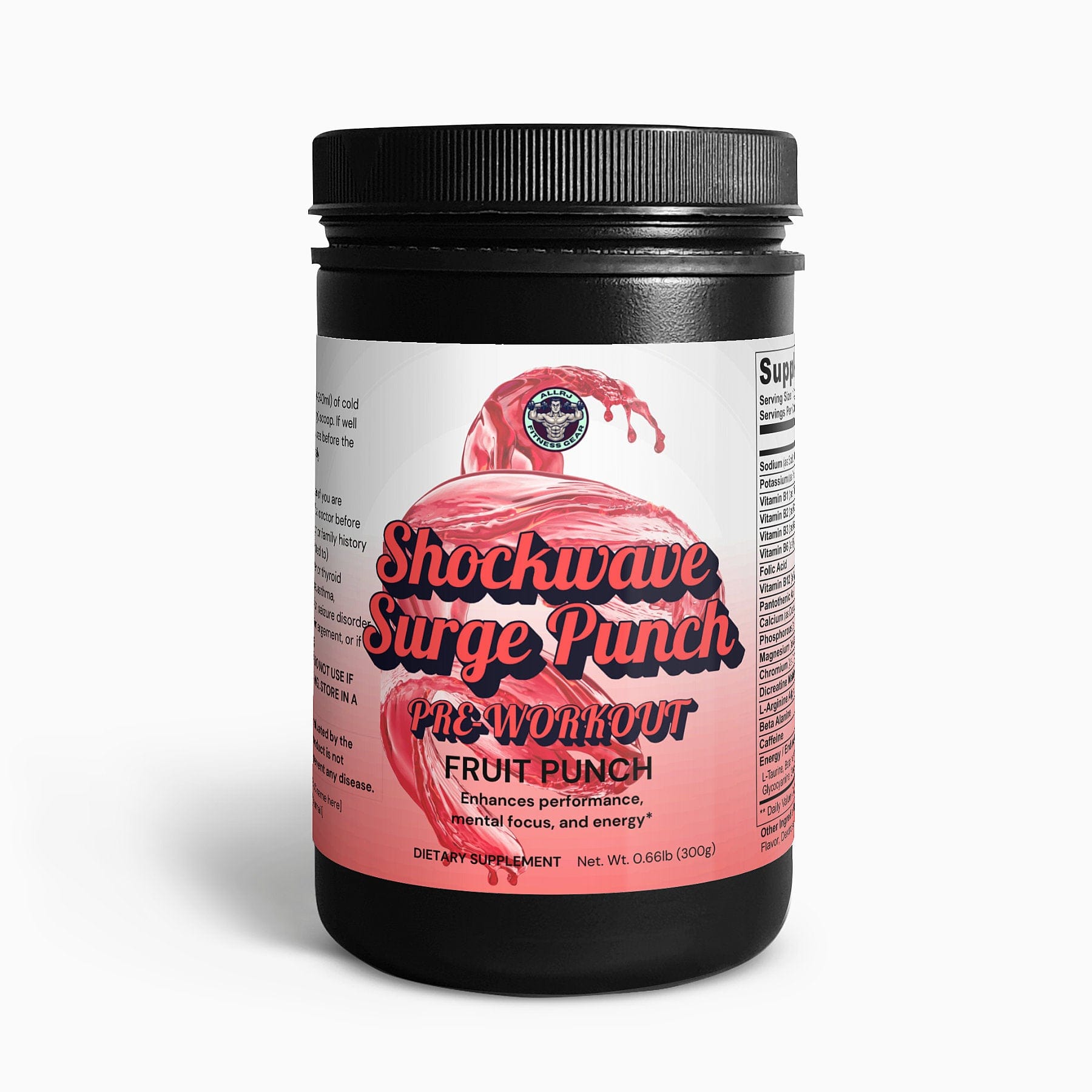 Allrj Shockwave Surge Punch Pre-workout - ALLRJ