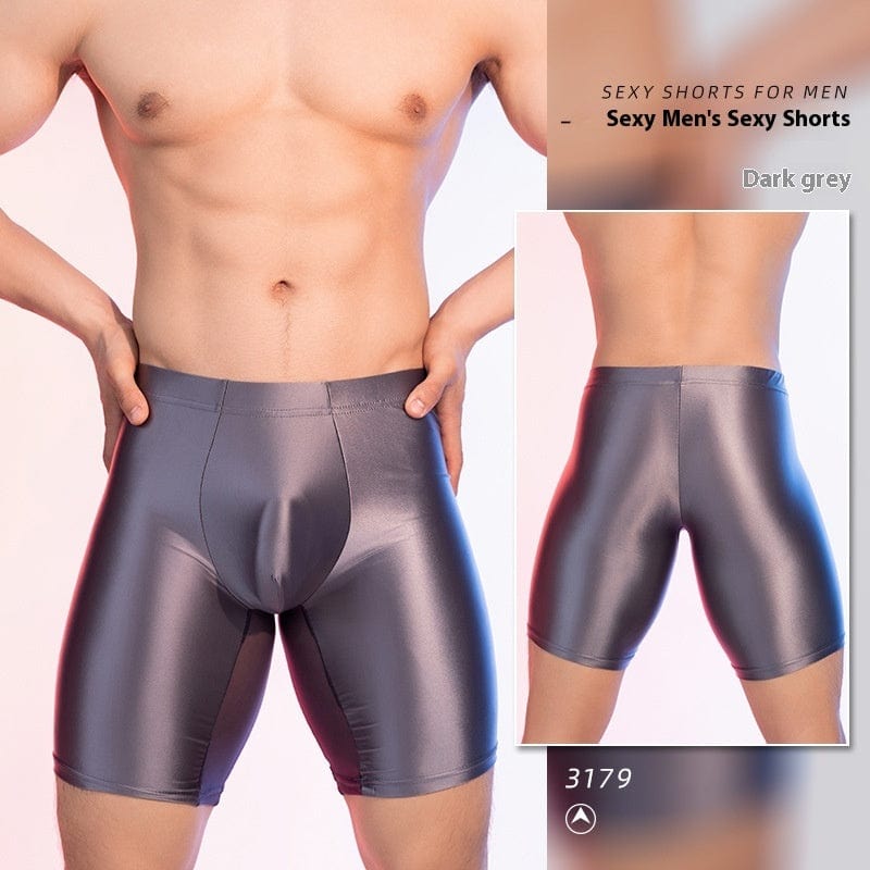 Allrj Men’s Glossy Sport Tights - ALLRJ