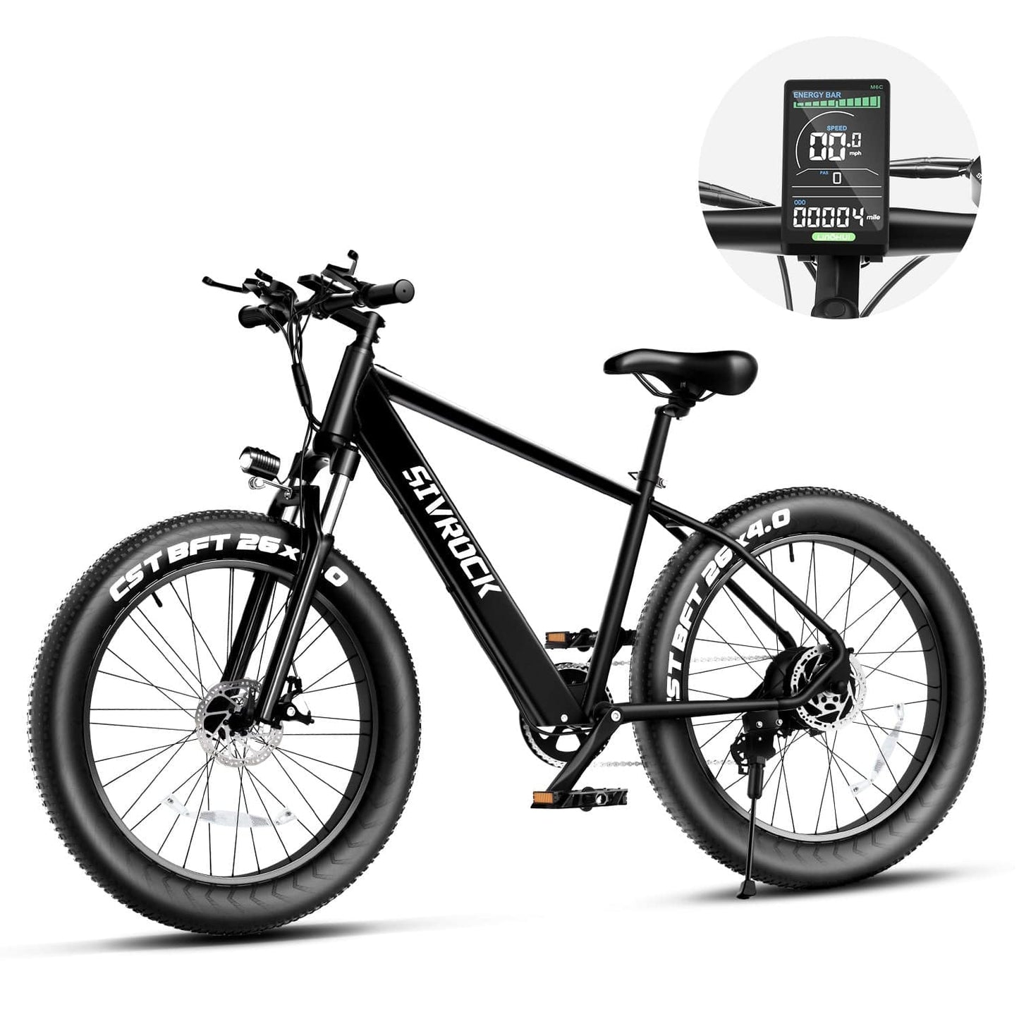 Pro 1000W Motor 48V 15Ah E-Bike For Trail Riding - ALLRJ