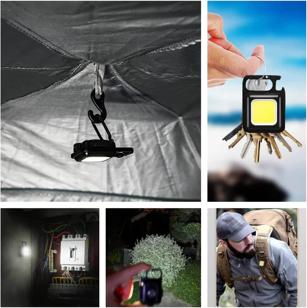 Multifunctional Glare Keychain with LED COB - ALLRJ