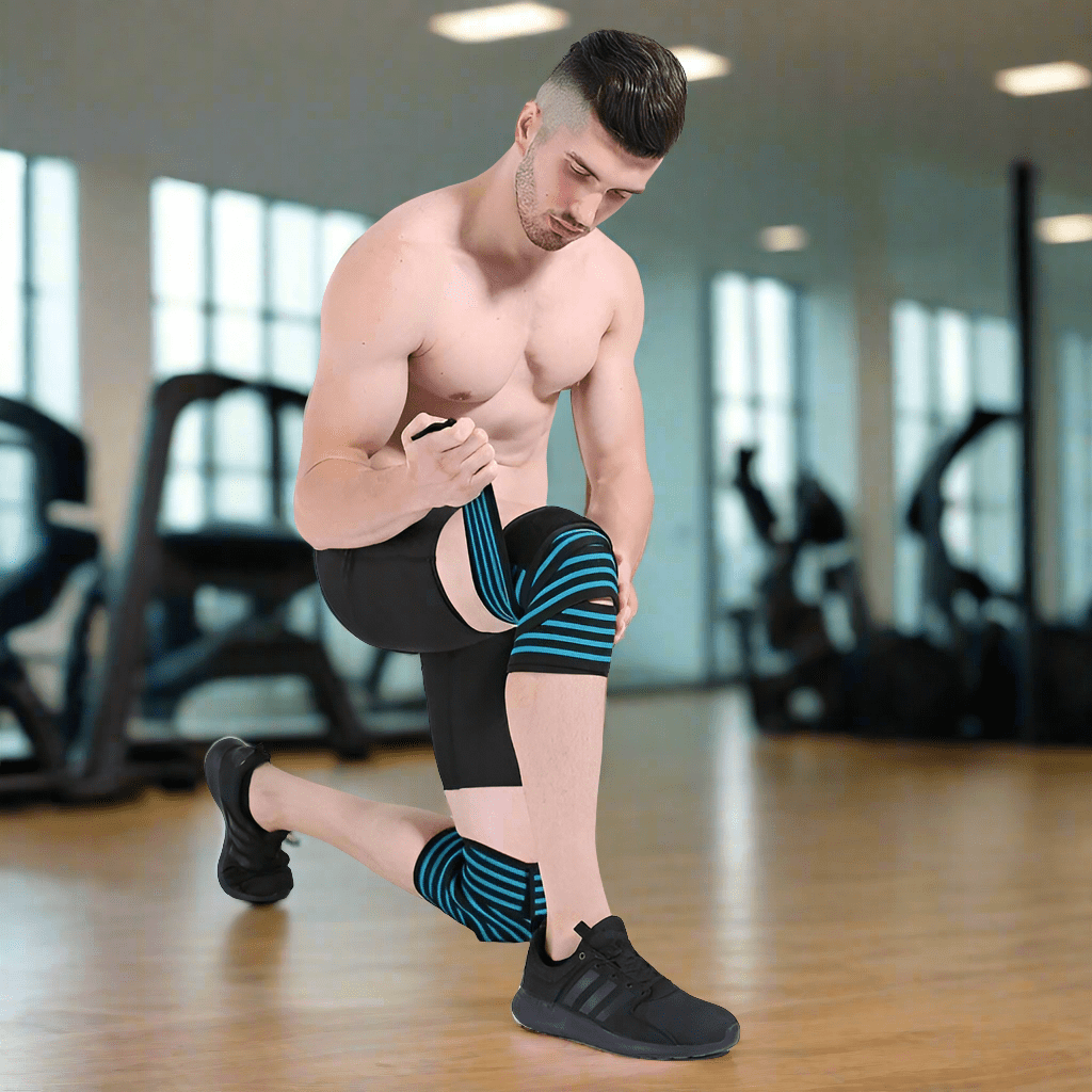 Pro Bodybuilding squat knee wraps - ALLRJ