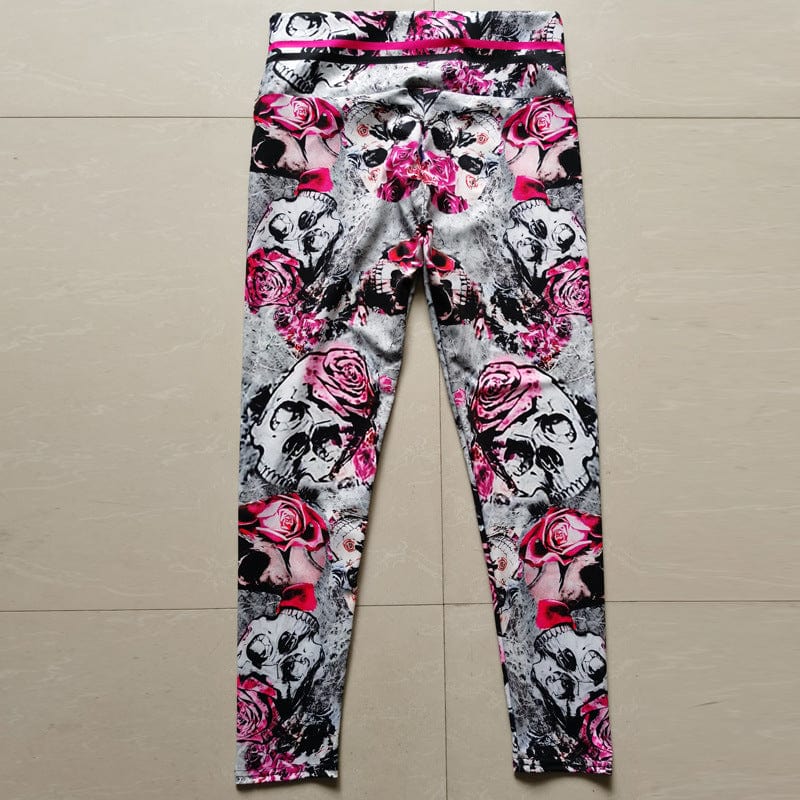 Jacquard Wild Skull legging - ALLRJ