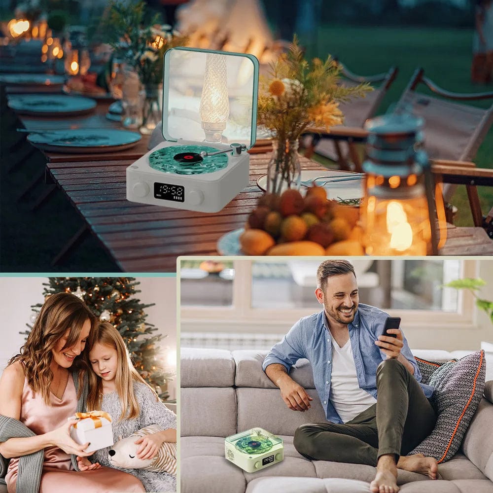 Wavy Vinyl Vintage Turn Table - ALLRJ