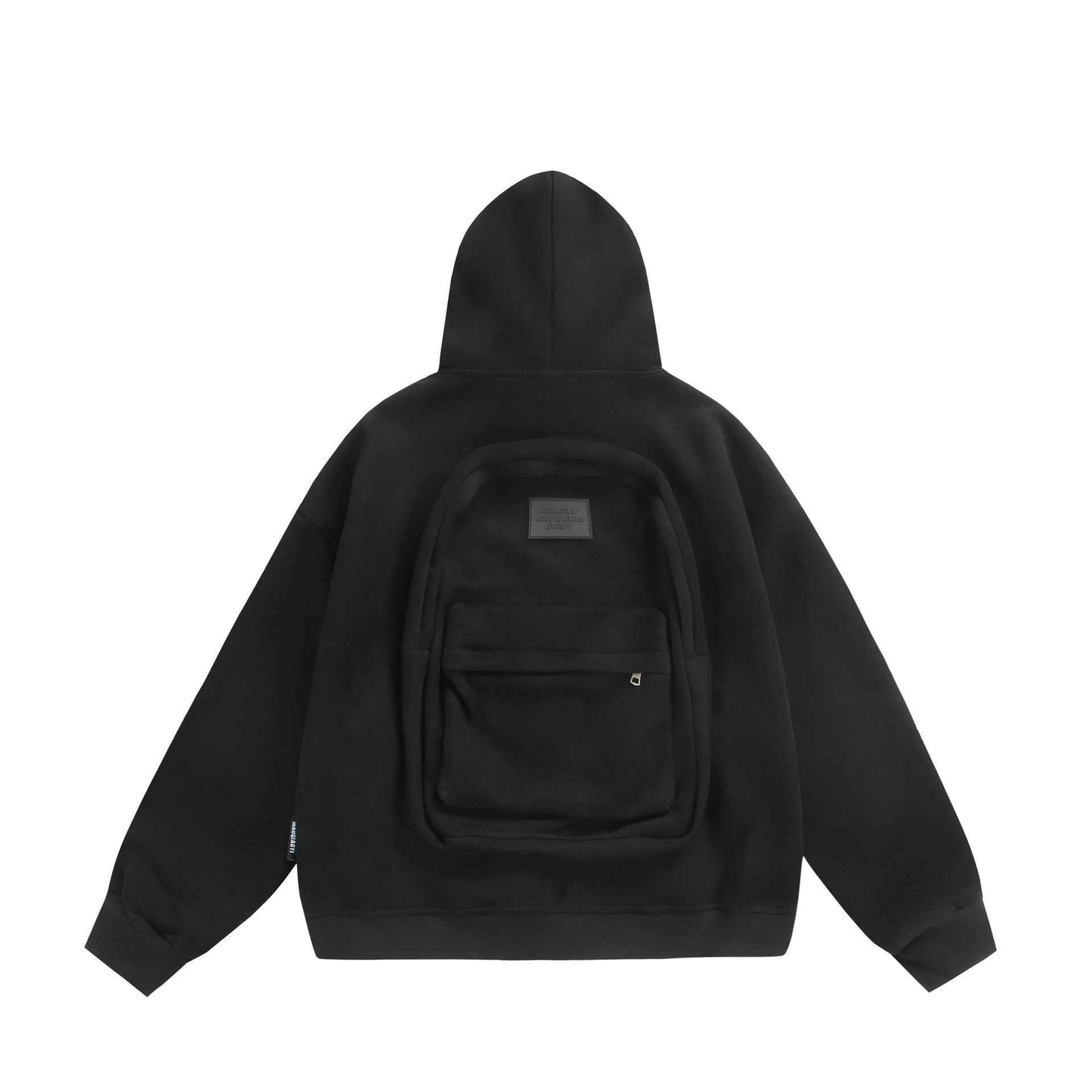 Solid Color Back Small Bag Design Cardigan Coat Outerwear