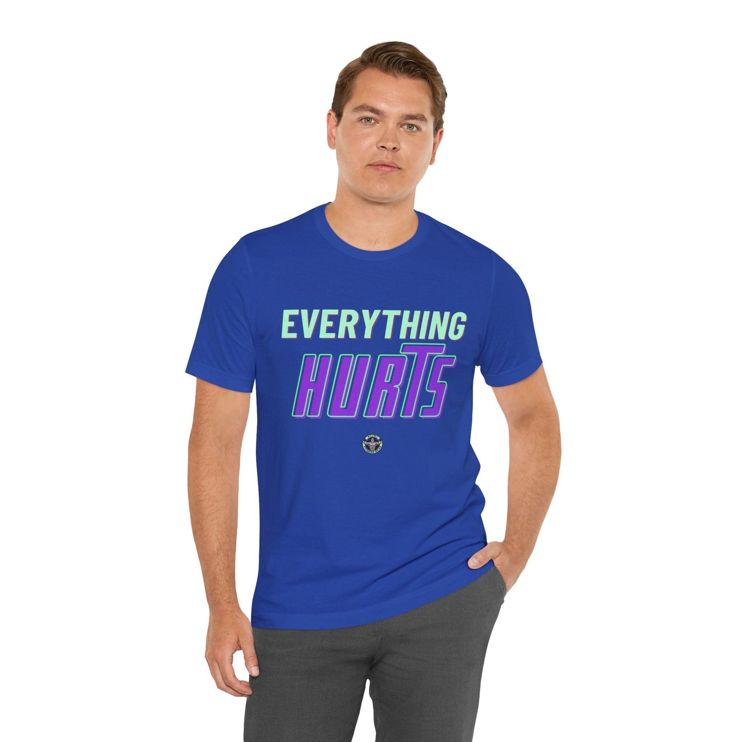 Unisex Gym Tee - Allrj Eerything hurts Workout Shirt - ALLRJ