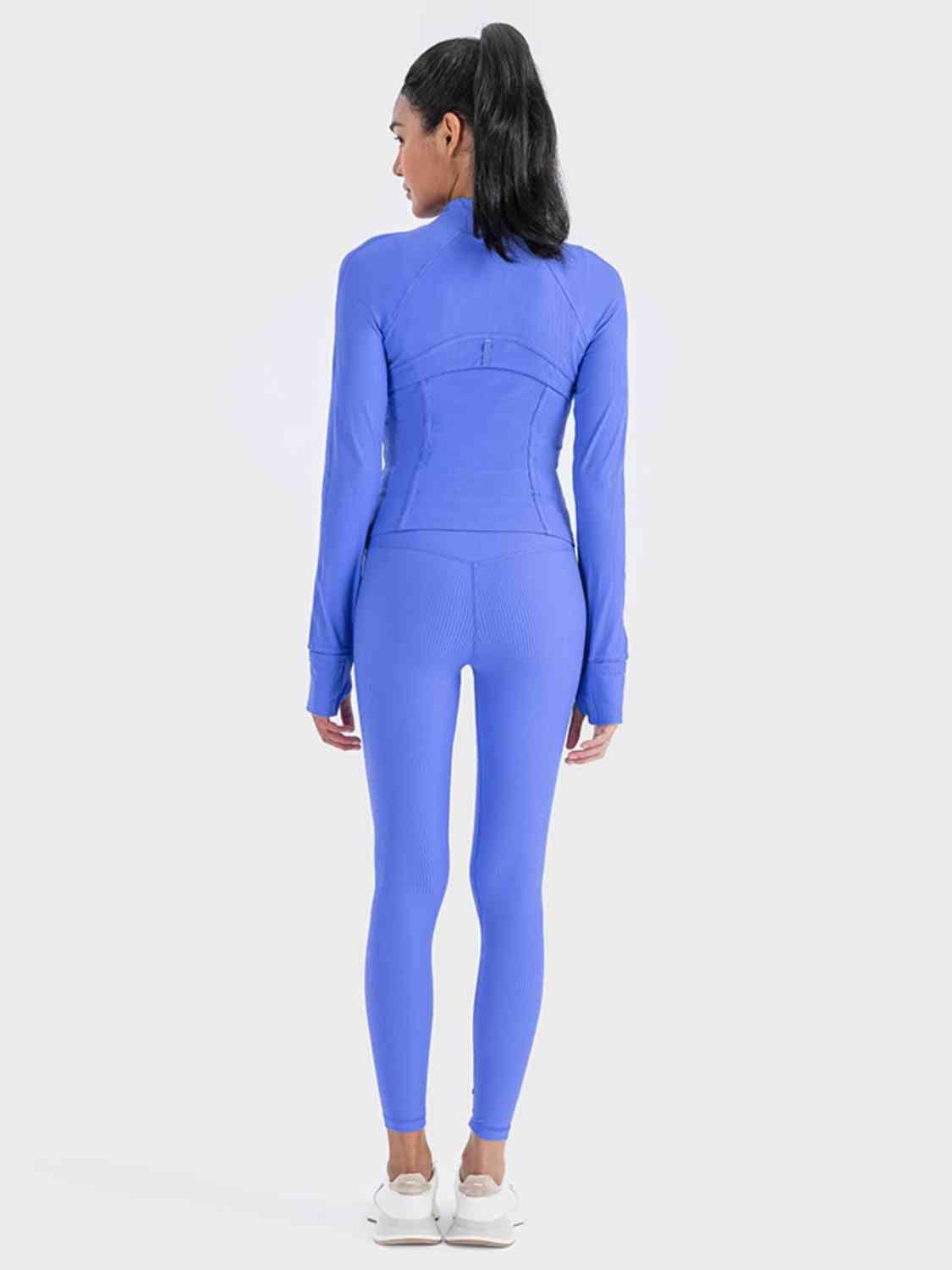 Zip-Up Long Sleeve Sports Jacket - ALLRJ