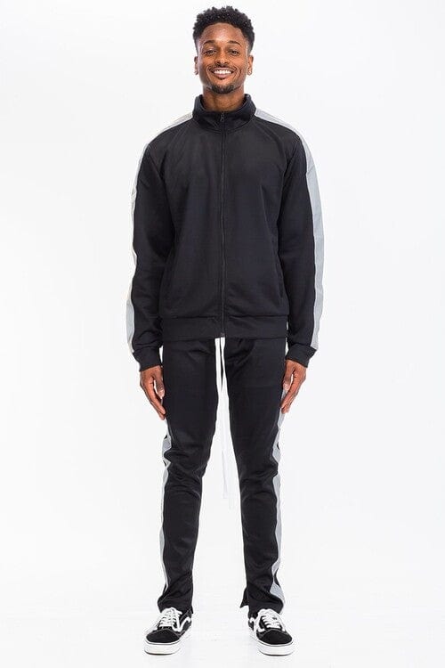 ALLRJ Reflective single stripe track suit - ALLRJ
