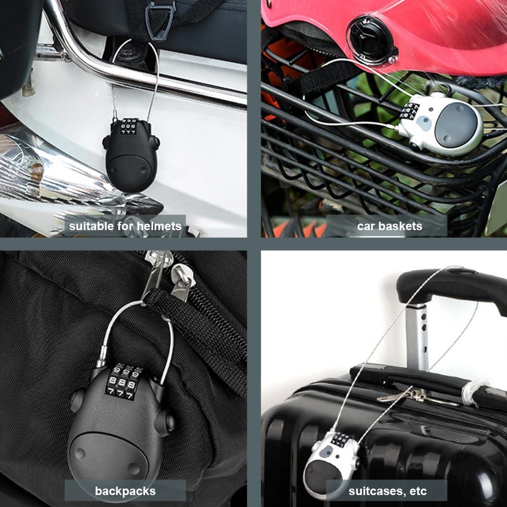 CableX Cable Security Combination Lock - ALLRJ