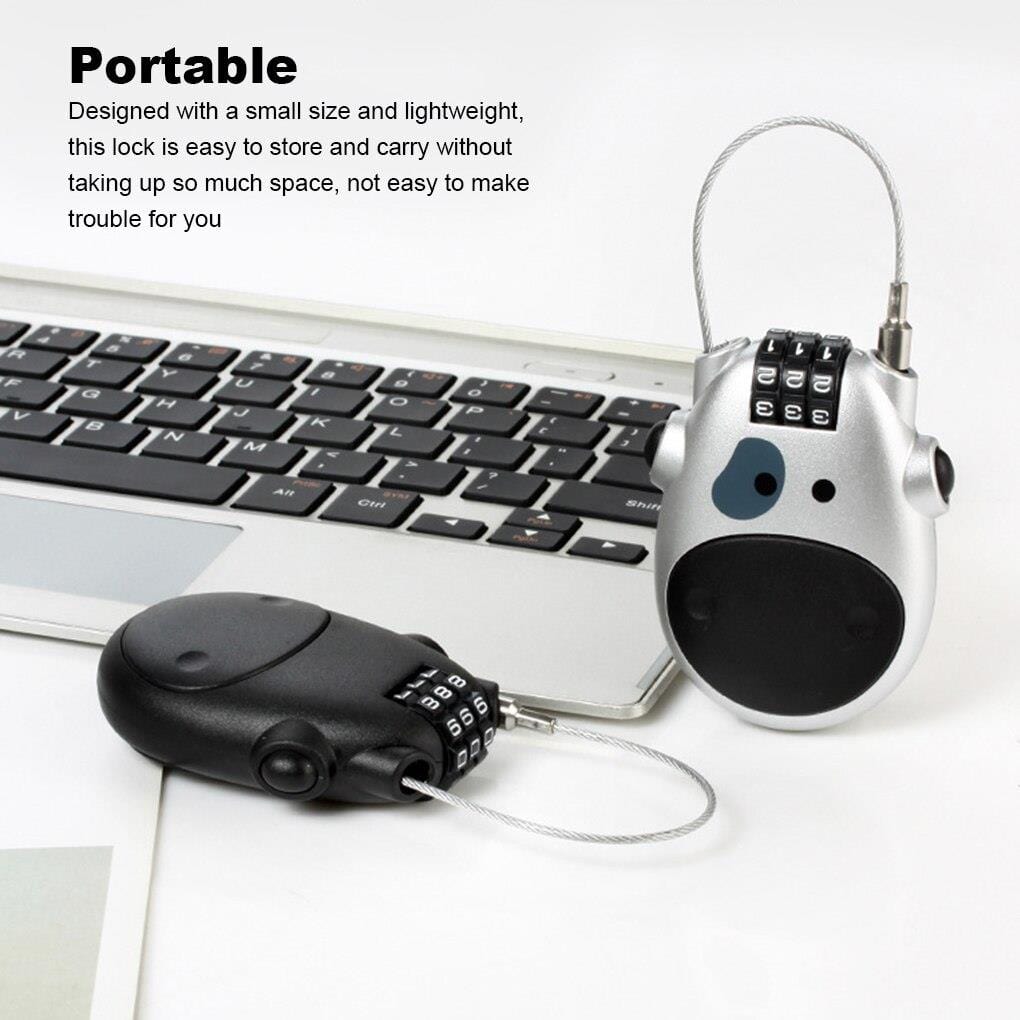 CableX Cable Security Combination Lock - ALLRJ