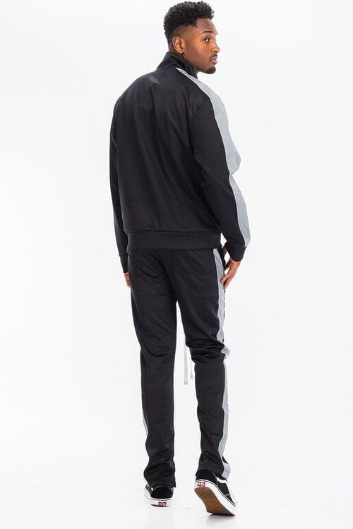 ALLRJ Reflective single stripe track suit - ALLRJ