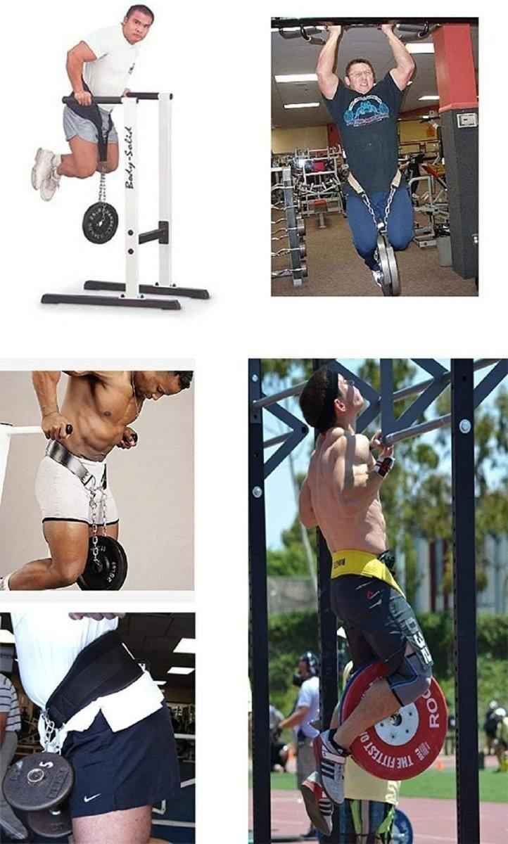 Adjustable Bodybuilding Dip Belt - Get Horseshoe Triceps - ALLRJ