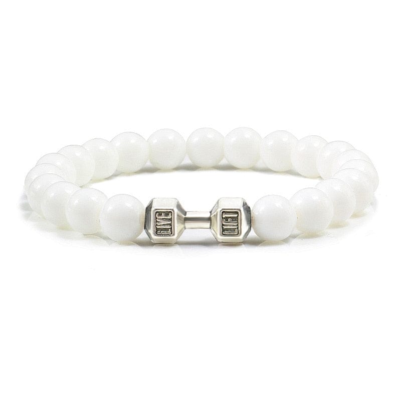 Live to lift beaded bracelet - ALLRJ