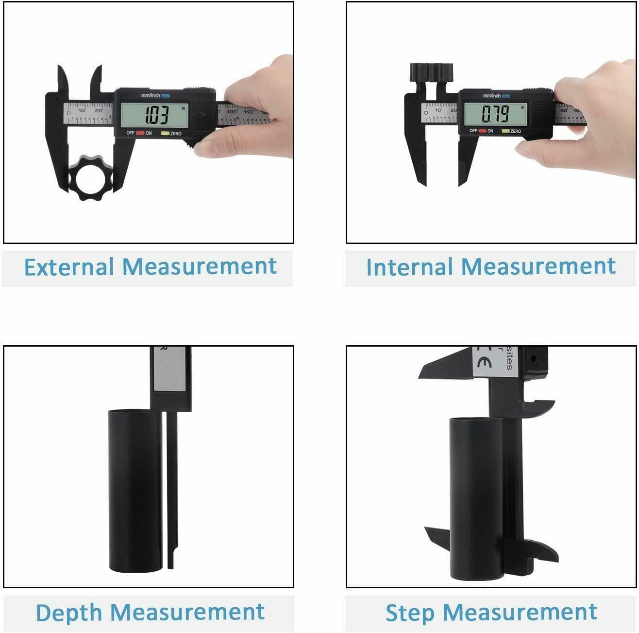 Carbon Fiber Digital Caliper - ALLRJ