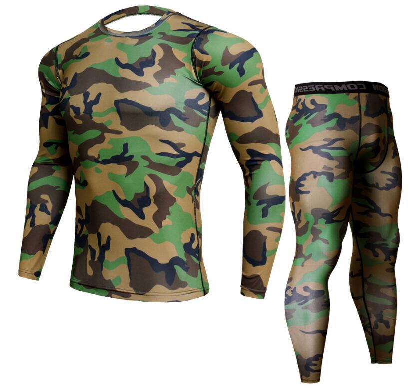 Mens legging & Long sleeve T Shirt Set - ALLRJ