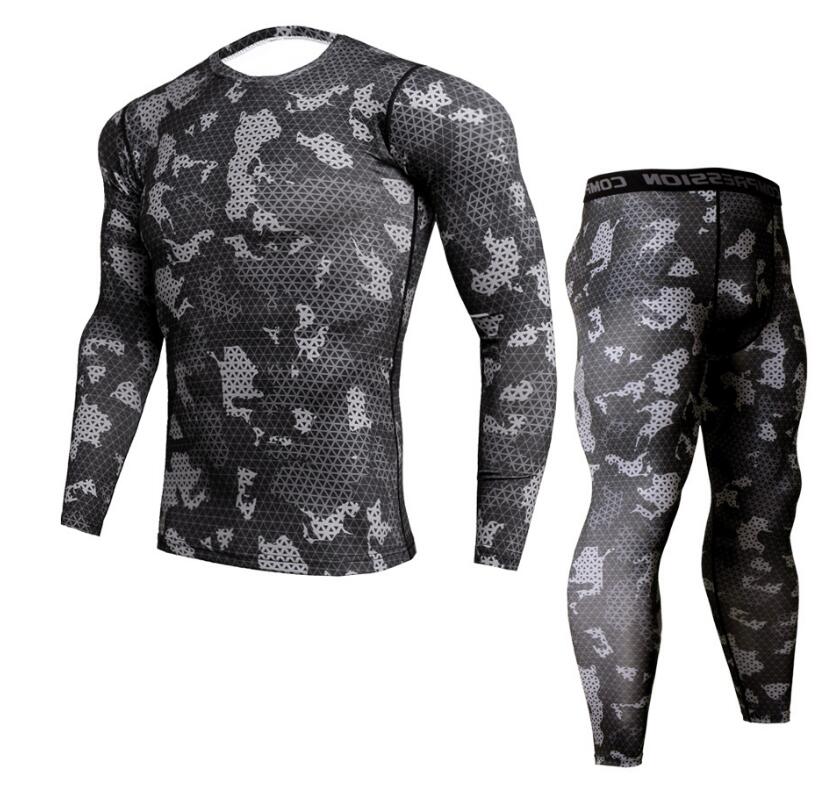 Mens legging & Long sleeve T Shirt Set - ALLRJ