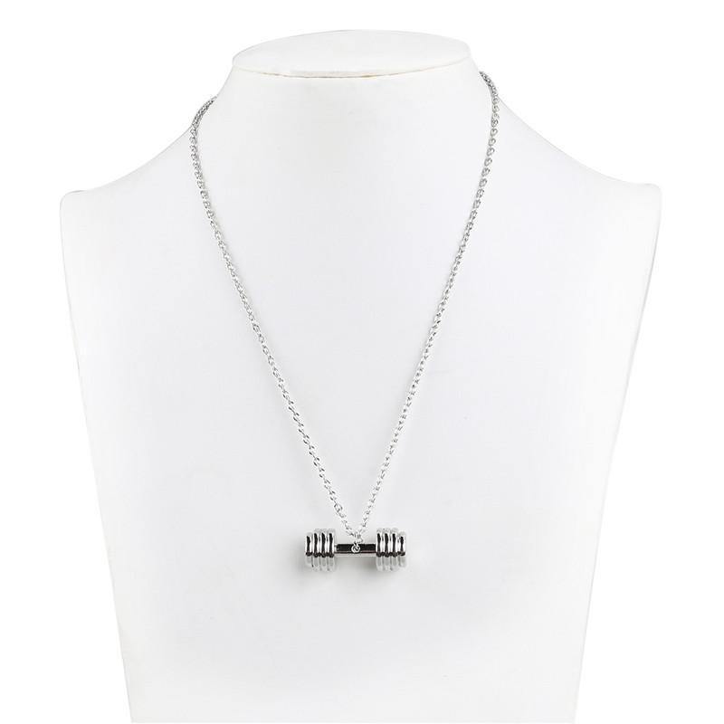 Bodybuilding Dumbbell Necklace - ALLRJ