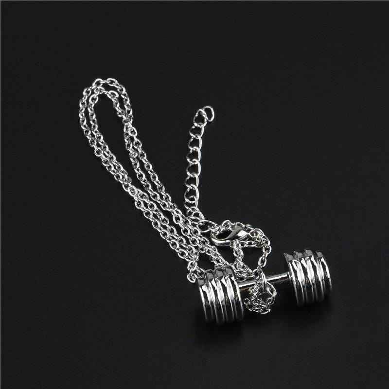 Bodybuilding Dumbbell Necklace - ALLRJ