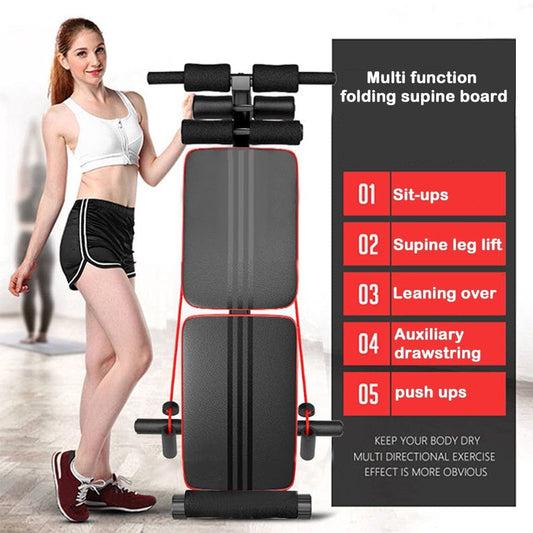 Foldable multifunction decline bench - ALLRJ