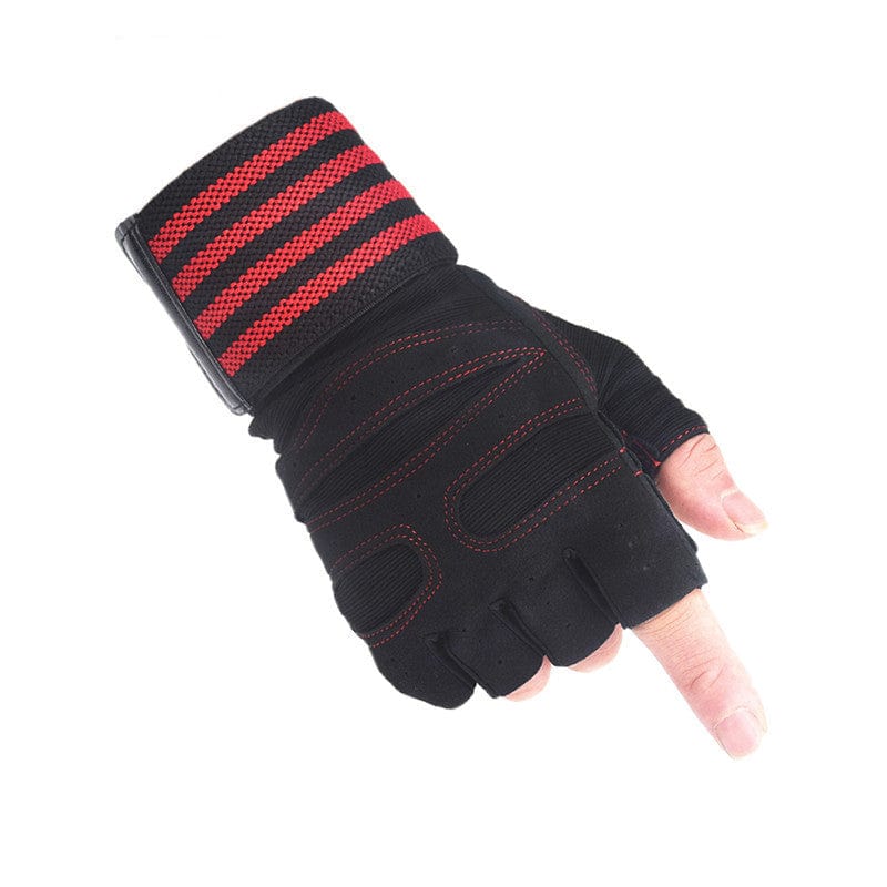 Pro series lift strong gloves with wrist wraps. - ALLRJ