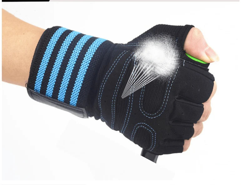 Pro series lift strong gloves with wrist wraps. - ALLRJ