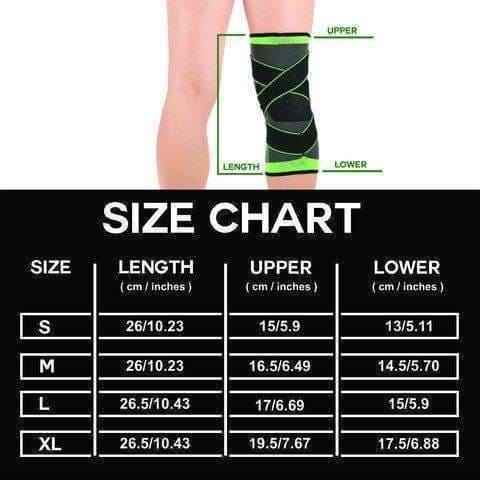 Unisex 3D X Knee Pad - Sports knee pad with 3D Weaving tech - ALLRJ