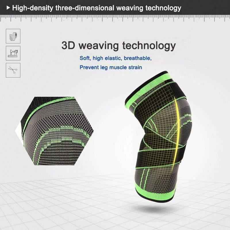 Unisex 3D X Knee Pad - Sports knee pad with 3D Weaving tech - ALLRJ