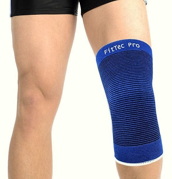 FitTec Pro Pair of Full Coverage Knee Support, Weightlifting - ALLRJ