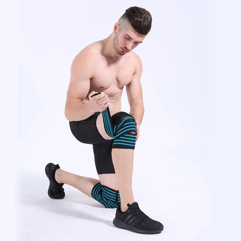Pro Bodybuilding squat knee wraps - ALLRJ