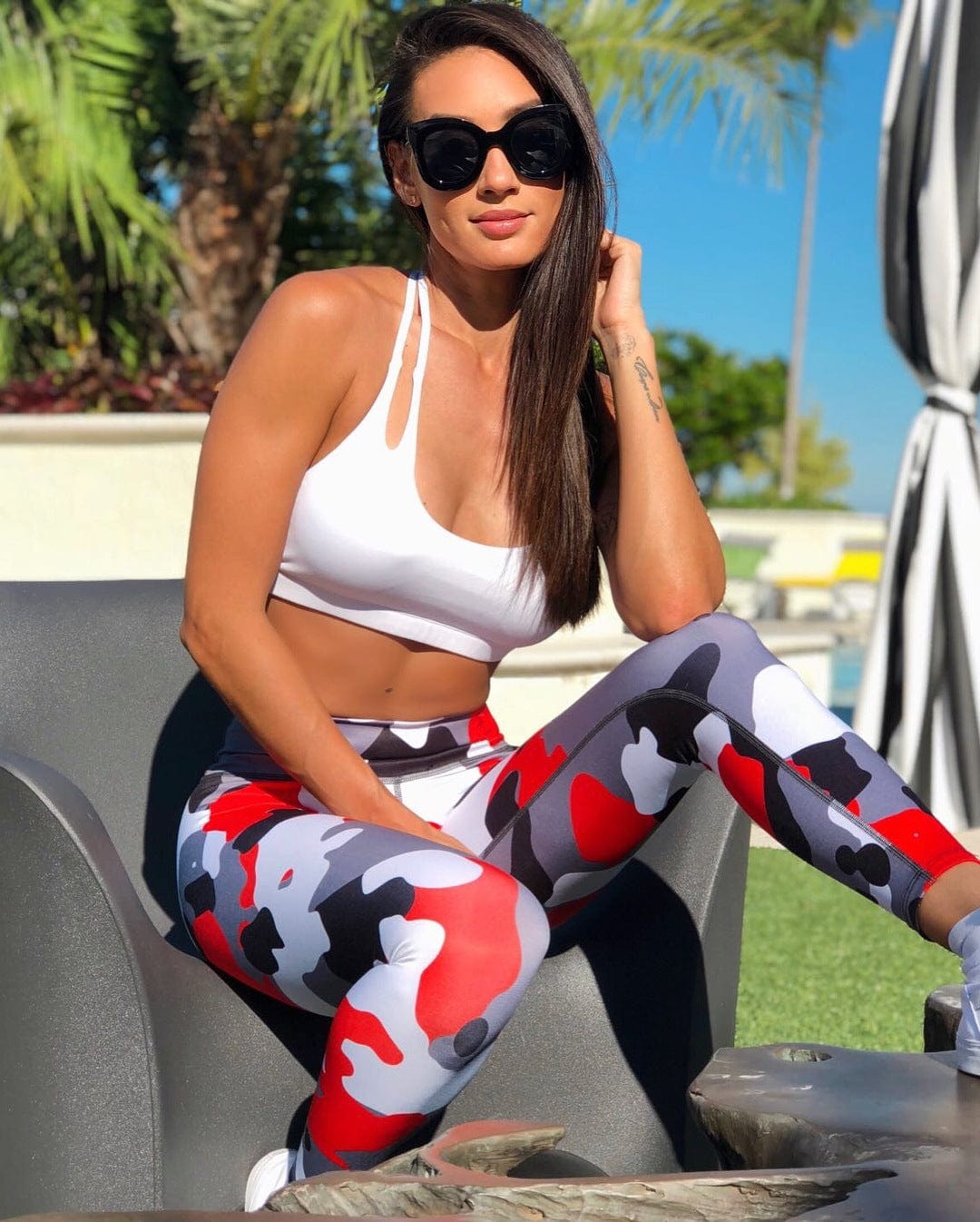 Maxi Fit Wild Camo Leggings - ALLRJ