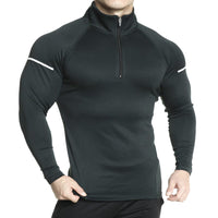 Dark green zipper