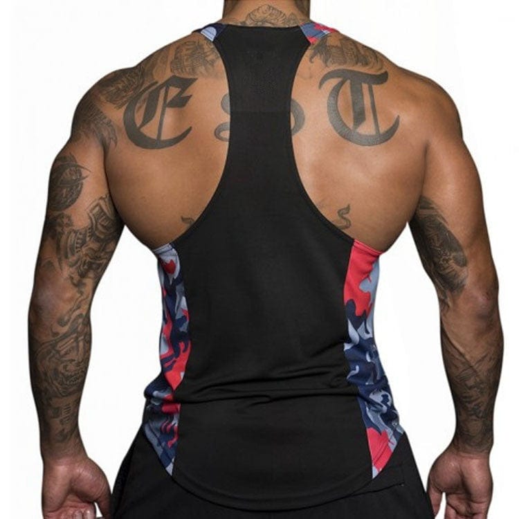 Mens camo training tank - ALLRJ