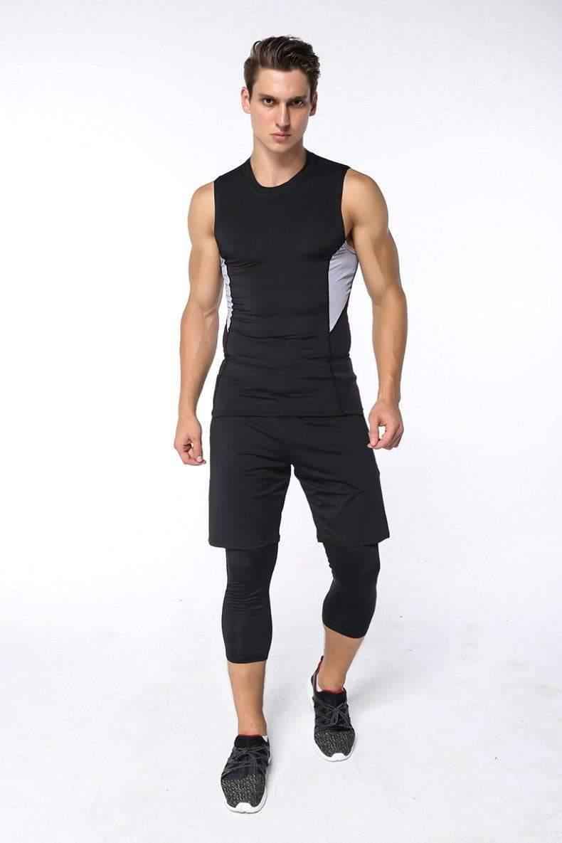 Pro Compression 3/4 Fitness Tights - ALLRJ