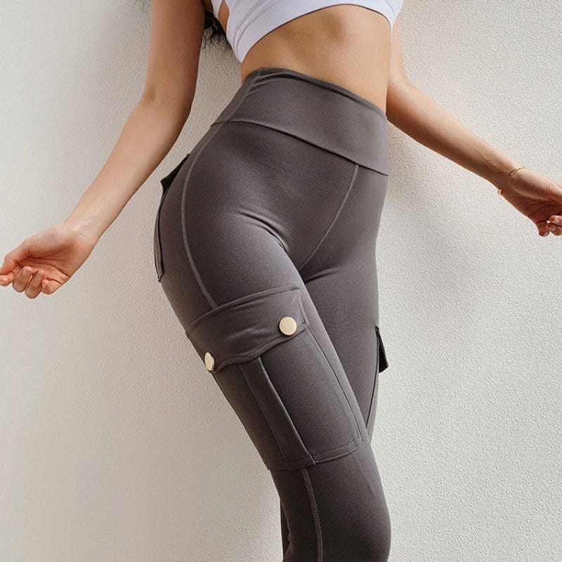 Allrj Flat pocket high waist cargo leggings - ALLRJ