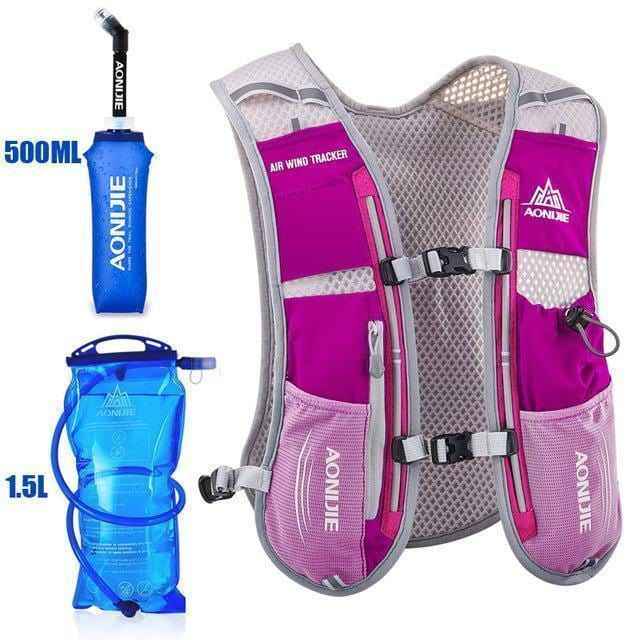 Trail running hydration vest - The best hydration system with 500ml kettle - ALLRJ