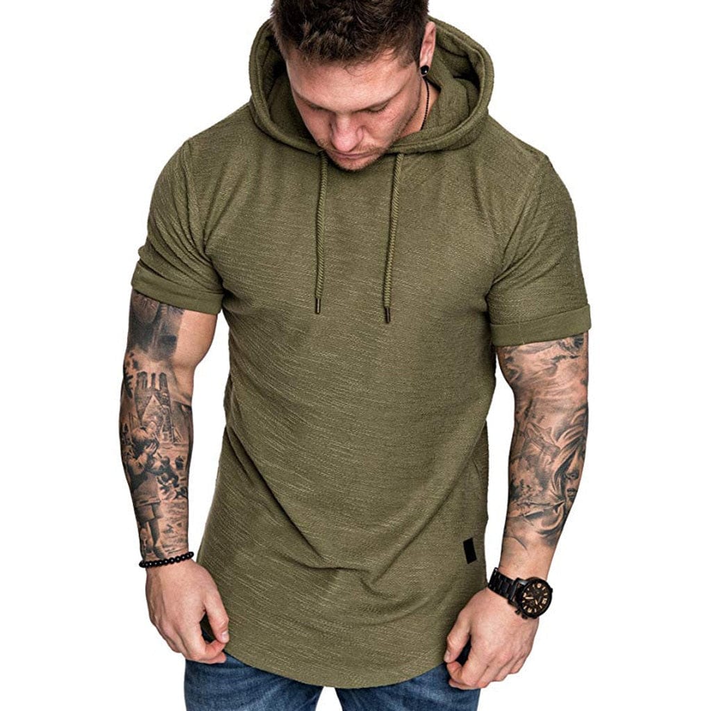 MRE Short Sleeve Men'S Hoodie - ALLRJ