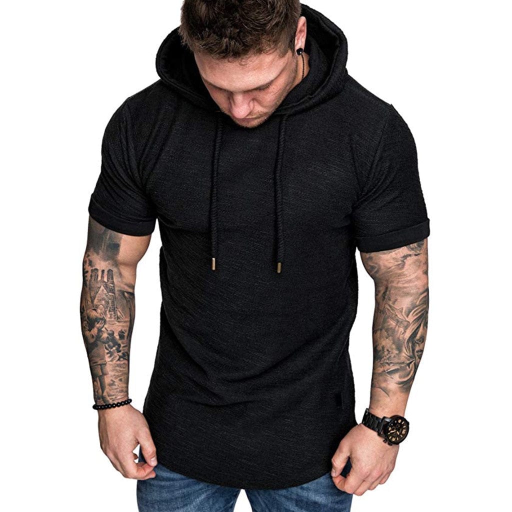 MRE Short Sleeve Men'S Hoodie - ALLRJ