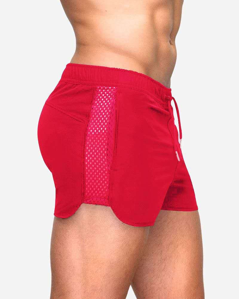 Men’s 5” training short Red