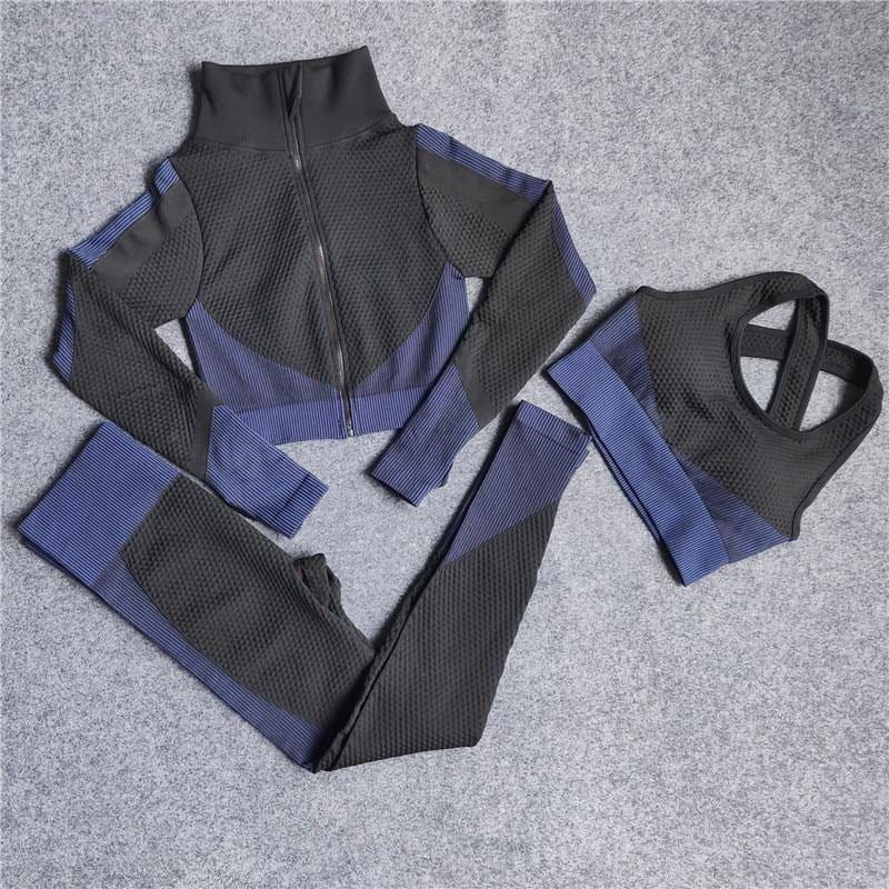 Seamless premium women's fitness tracksuit - ALLRJ