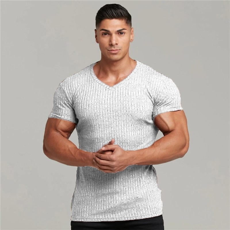 Mass man micro V-neck - ALLRJ