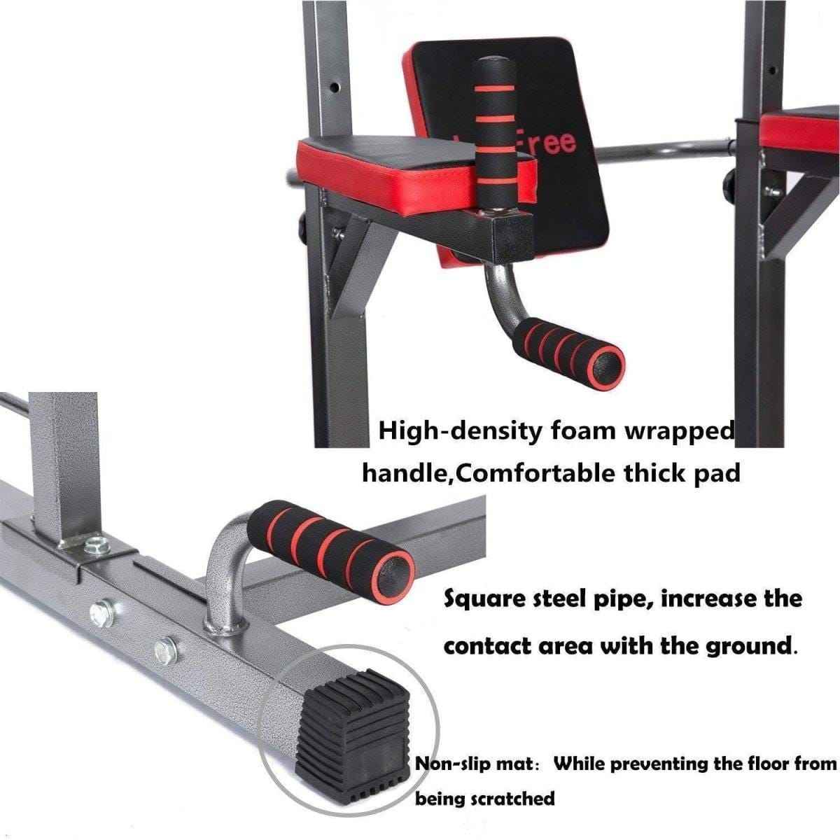 Tower of power multi-function pull up bar station - ALLRJ