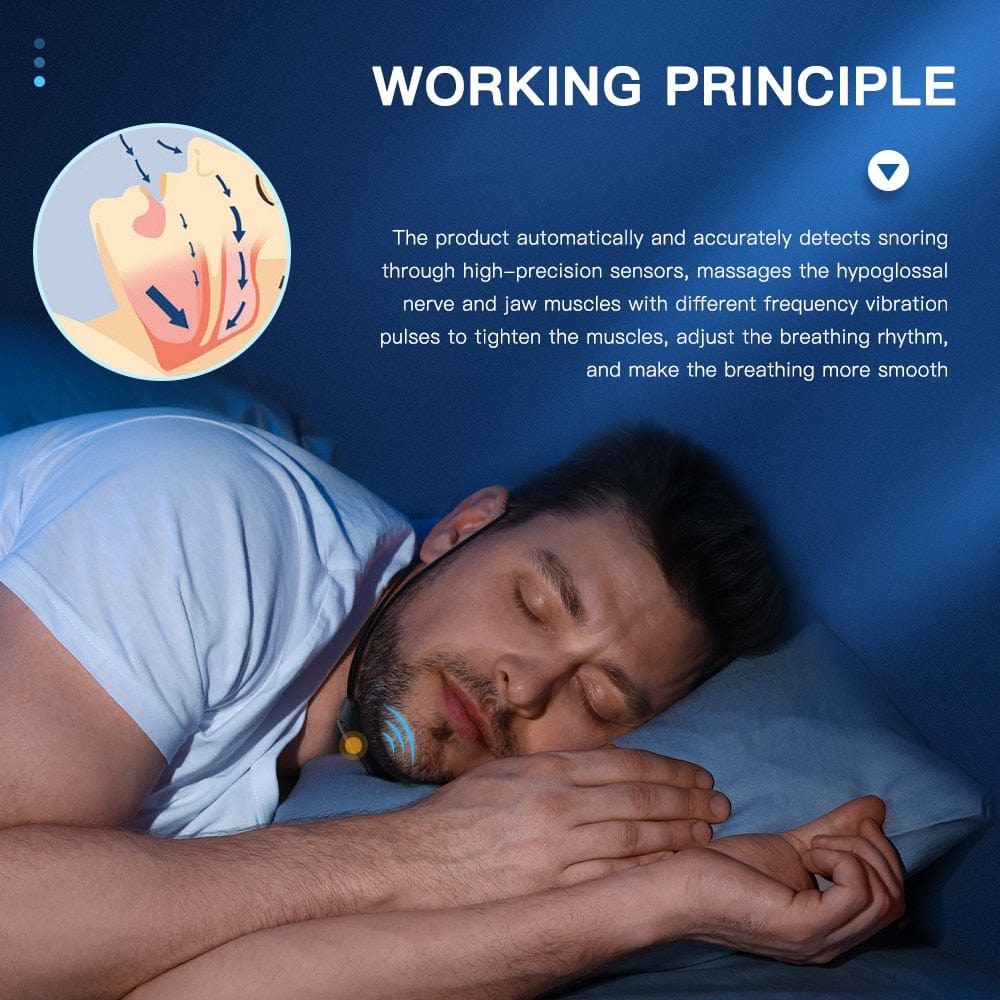SleepRex II Smart Anti Snoring Apnea Device - ALLRJ