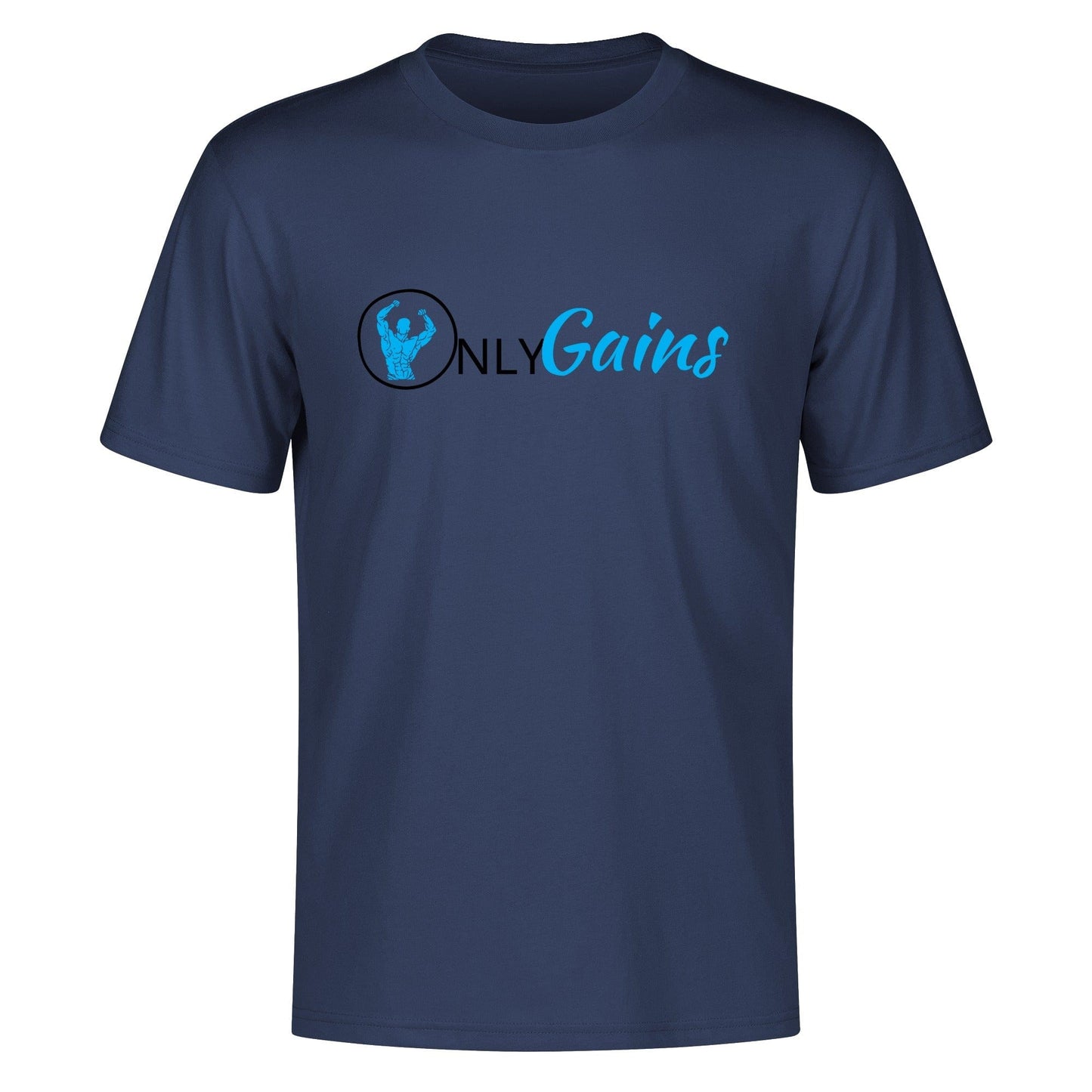 Allrj Only Gains Men's Cotton T Shirt - ALLRJ