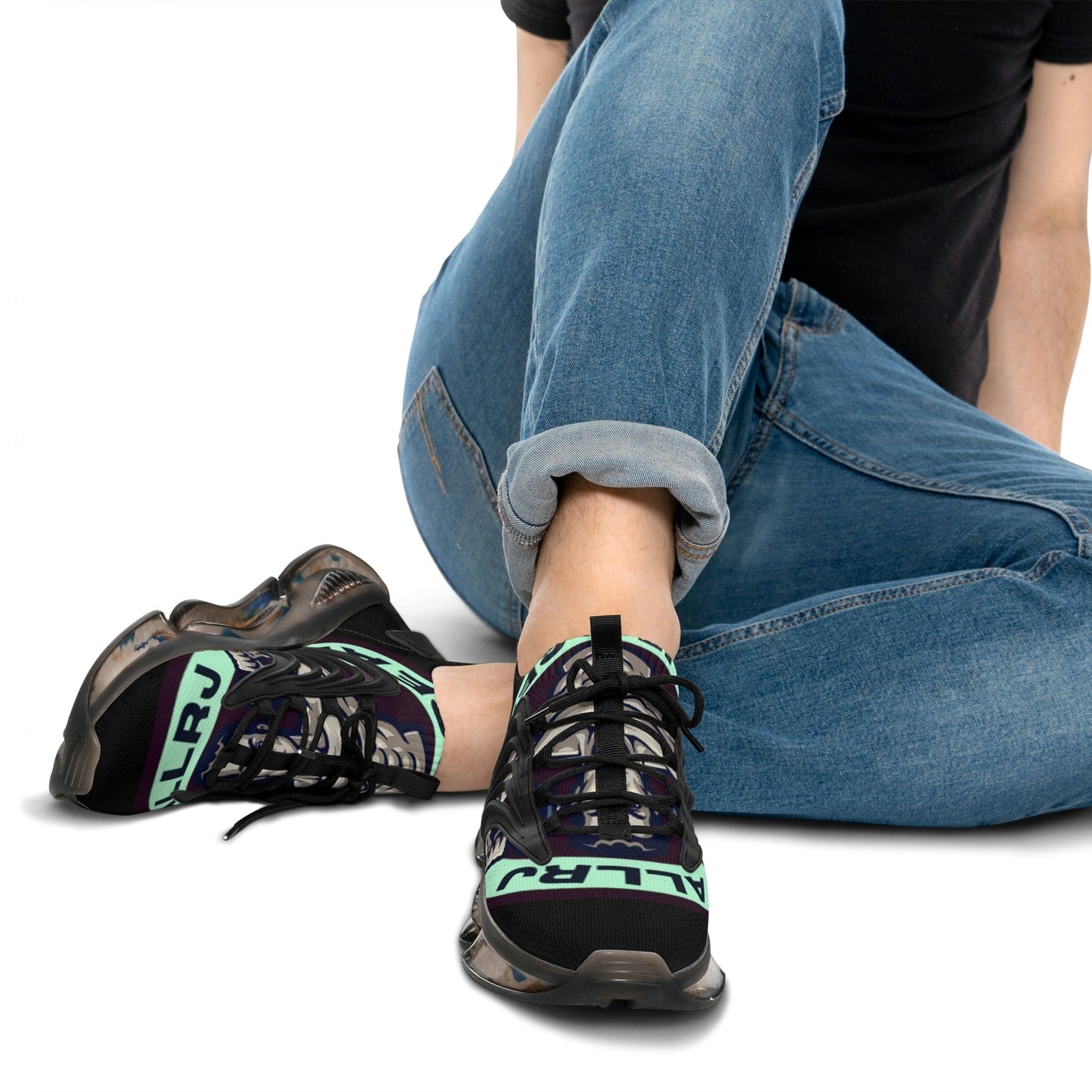 Allrj all over motif knit trainers - ALLRJ