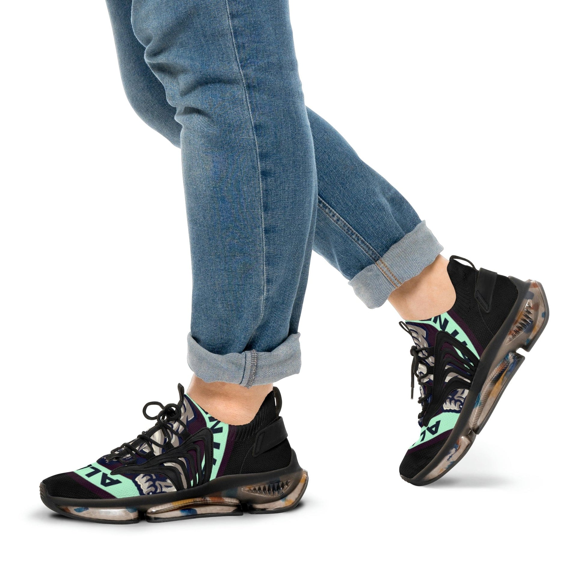 Allrj all over motif knit trainers - ALLRJ
