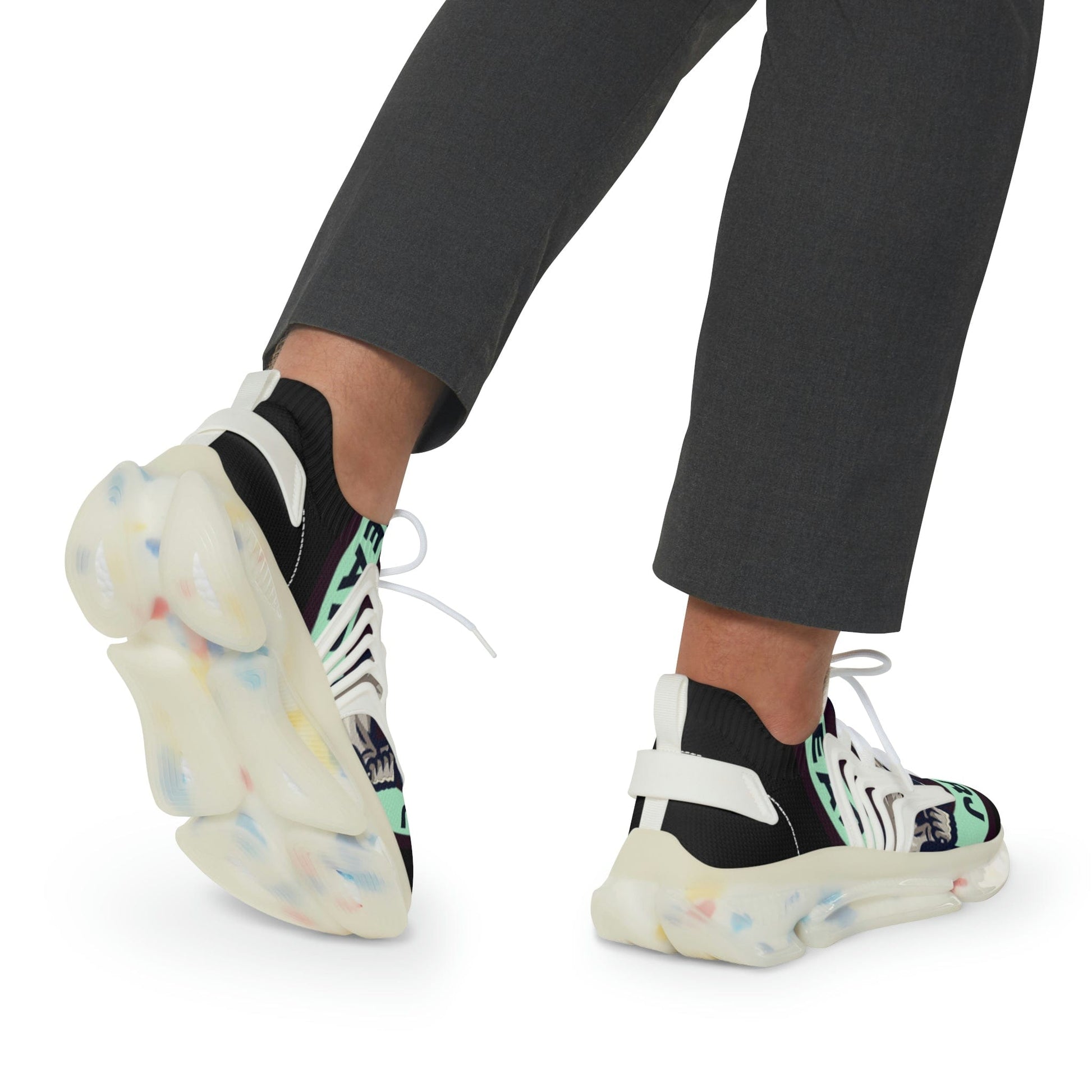Allrj all over motif knit trainers - ALLRJ