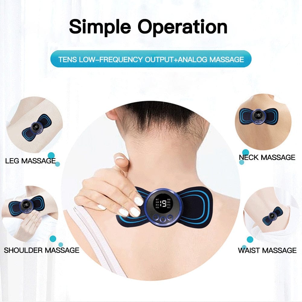 LCD Display EMS Muscle Stimulator - ALLRJ